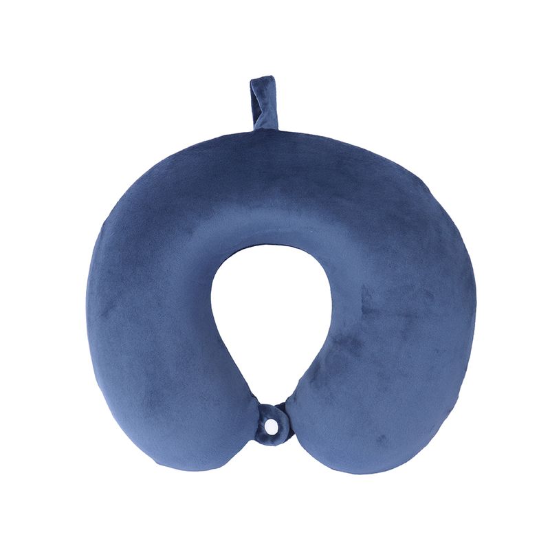 Almohada Cervical para viaje Color Azul Oscuro - Promart