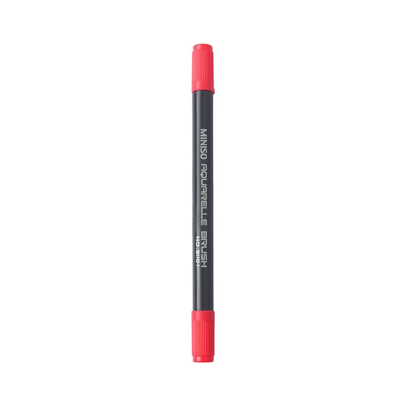 Plumon-A-Base-De-Agua-Doble-Punta-Rojo-Coral-1-6159