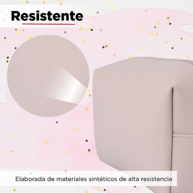 Cosmetiquera de Color Solido Albaricoque
