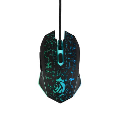 Mouse Con Luces De Colores Gaming Modelo Eqt-Sb003 Negro