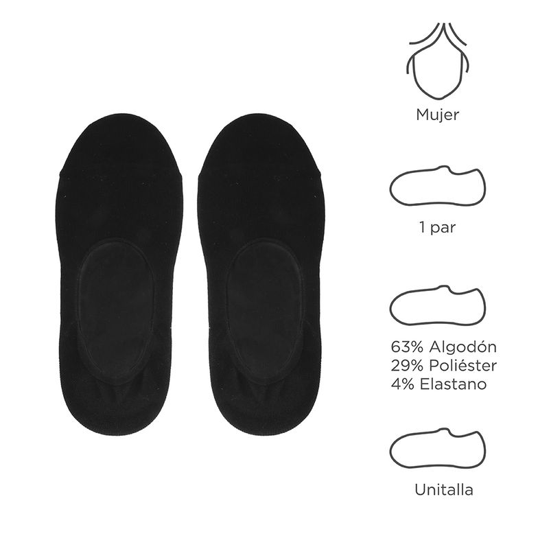 Medias-de-mujer-invisibles-antideslizantes-Medianas-22-24-cm-Negro-2-3068