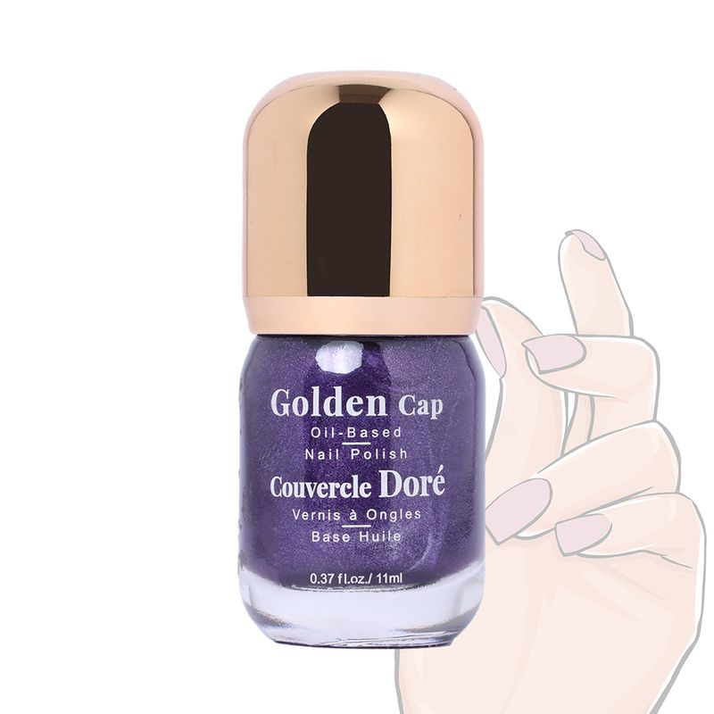 Esmalte-Para-U-as-A-Base-De-Aceite-Con-Tapa-Dorada-14-Morado-Brillante-3-12150