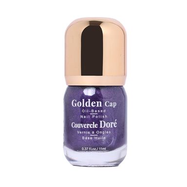 Esmalte Para Uñas A Base De Aceite Con Tapa Dorada 14 Morado Brillante