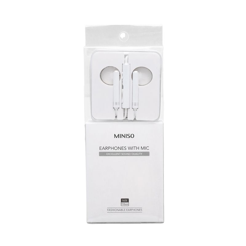 Audifonos De Cable 1318, Blanco, 1.1M