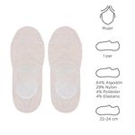 Medias-para-mujer-invisibles-antideslizantes-Medianas-22-24-cm-Beige-2-3071