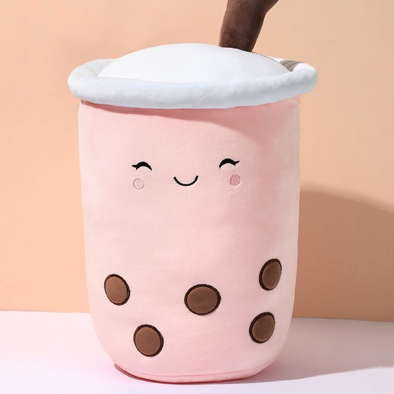 Peluche-de-Little-Bear-Milk-Tea-con-Rosa-Beverage-Series-3-12899