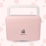 Organizador-De-Plastico-Para-Medicina-De-Dos-Capas-Rosa-5-12686