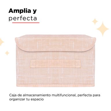 Caja De Almacentamiento Con Tapa Solid Color Series S