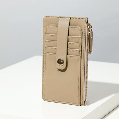 Monedero Largo Multiproposito Color Beige