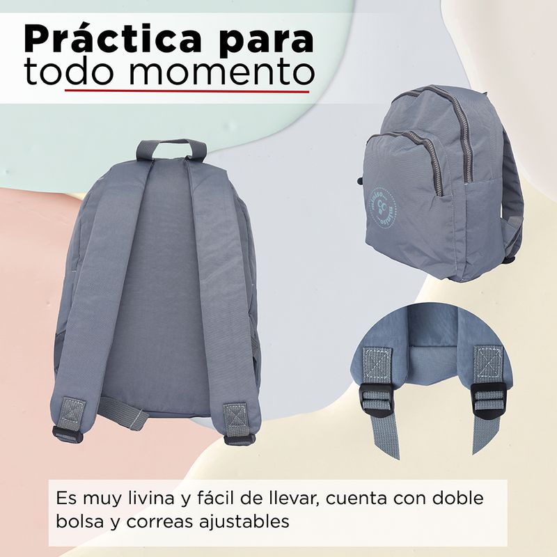 Morral gris hot sale