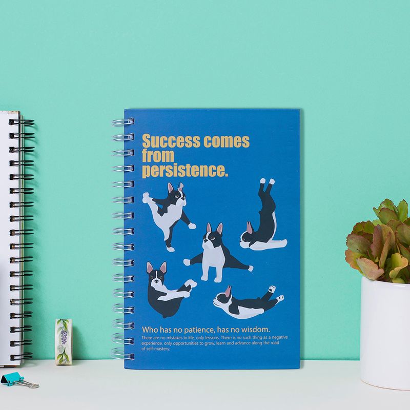 Cuaderno-Argollado-Hoja-Rayada-A5-School-Season-Series-Yoga-Perro-120-Hojas-4-12969