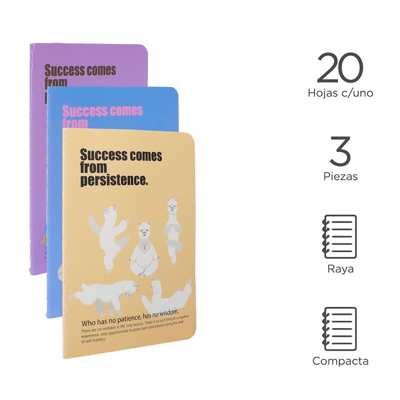 Cuaderno-Stitch-Bound-A6-School-Season-Series-Yoga-Unicornio-20-Hojas-3-Pzas-2-12978