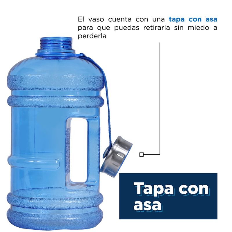 Botella-de-Plastico-Cool-de-Agua-Fria-de-Gran-Capacidad-con-Asa-y-Correo-para-Deportes-Azul-2-2-L-4-12801
