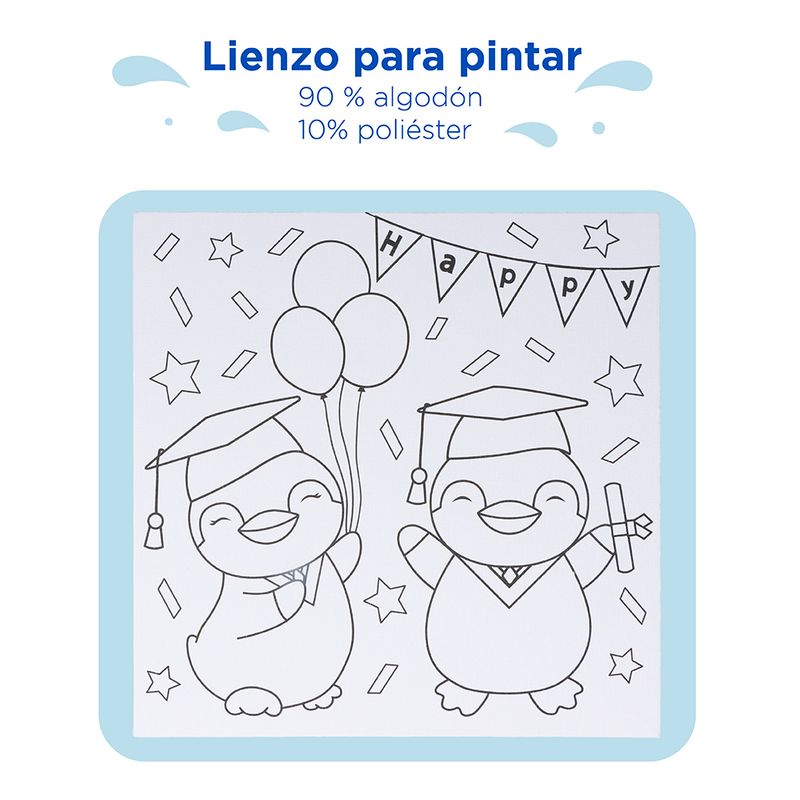 Kit-de-Pintura-con-6-Colores-y-2-Pinceles-Ping-ino-de-Graduacion-2-12841