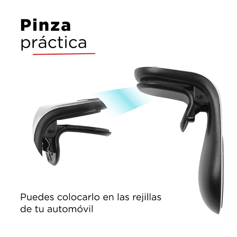 Soporte Magnético Movil Coche Rejillas de Ventilación Tipo L Imán Plateado