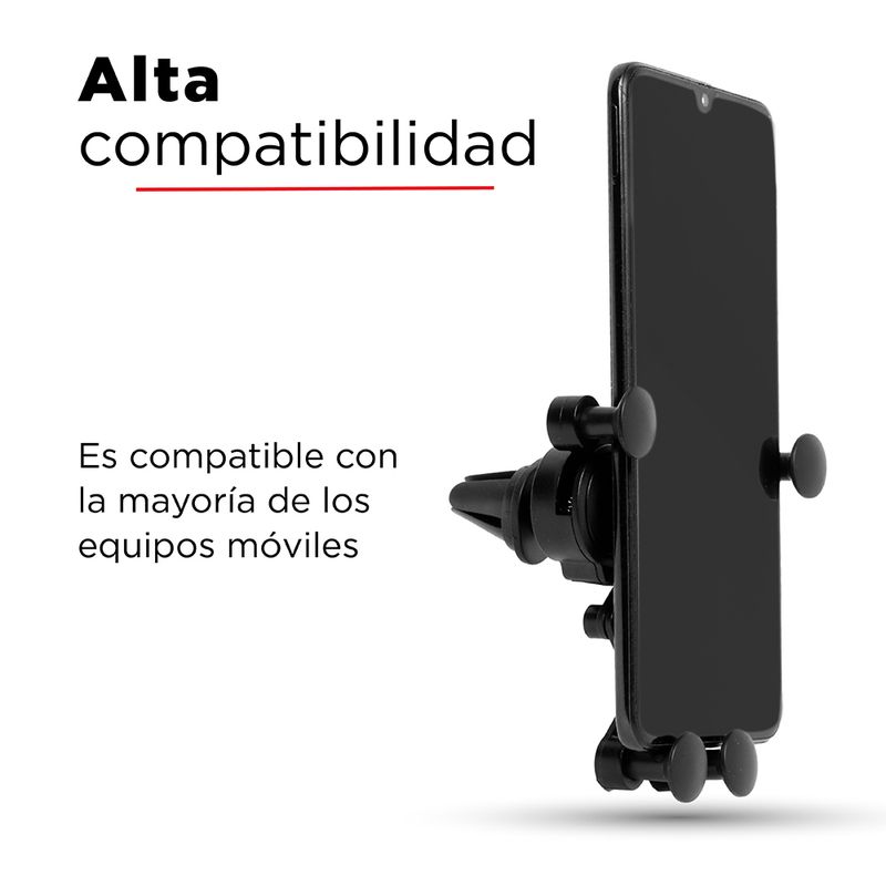 Soporte-de-Celular-Por-Gravedad-para-Automovil-Negro-5-13110