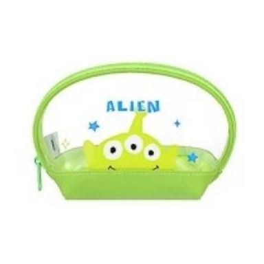 Cosmetiquera En Forma Media Luna  Disney Coleccion Toy Story Verde