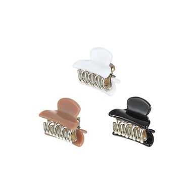 Pinza para Cabello de Garra Color Solido 6Pzs