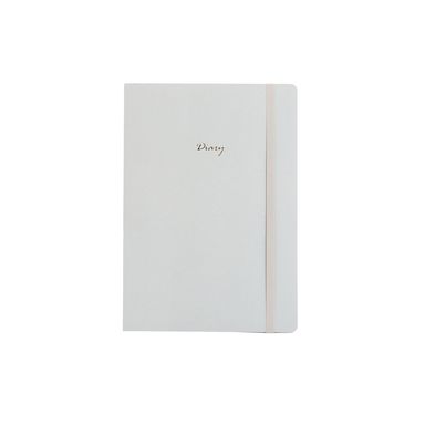 Cuaderno Estampado Con Plan Mensual Gris 160 Hojas