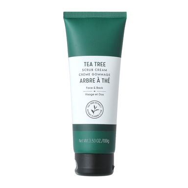 Crema Exfoliante para Espalda y Cara Tea Tree 100grs