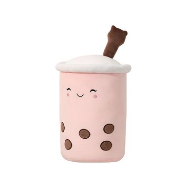 Peluche de Little Bear Milk Tea con Rosa Beverage Series