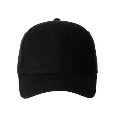 Gorra de Baseball de Algodon Color Solido Negro