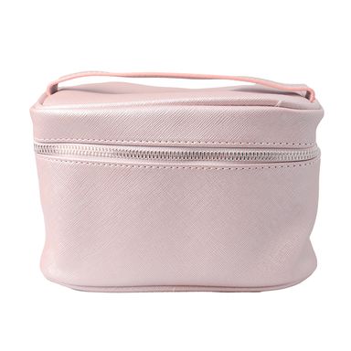 Cosmetiquera Rectangular Nacarada Rosa