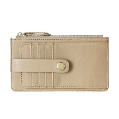 Monedero Largo Multiproposito Color Beige