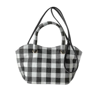 Bolsa Cruzado Check Knitting Series 2.0 Negro