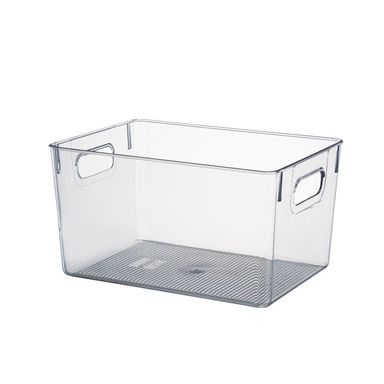 Organizador De Plastico Rectangular Transparente L