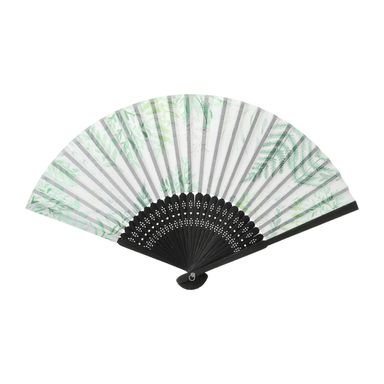 Abanico Plegable con Marco Ondulado Nature Series Verde
