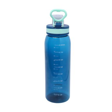 Botella de Plastico para Deportes con Asa 900 Ml Azul