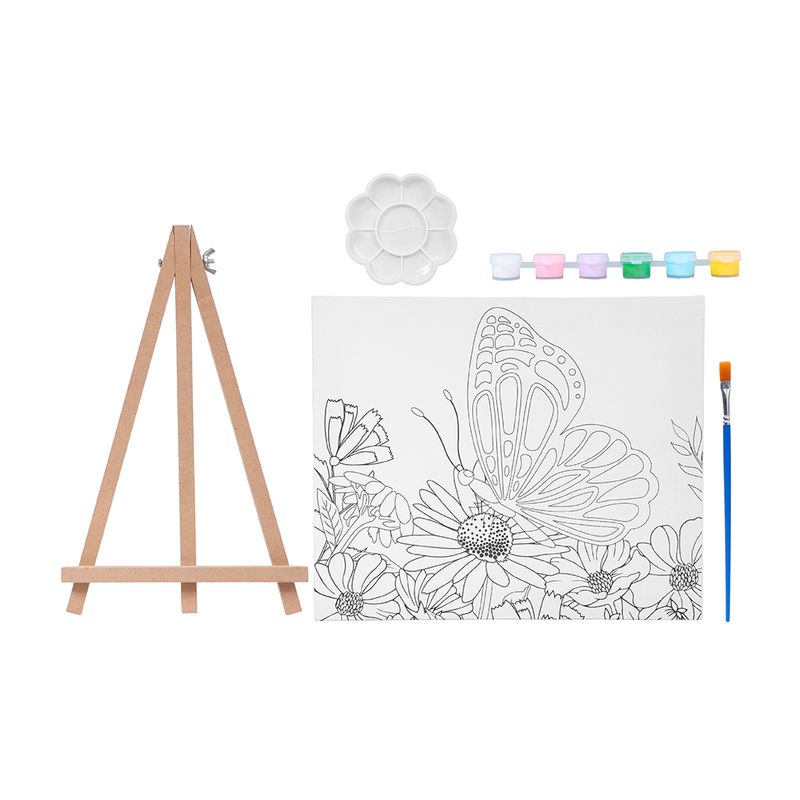 Kit-de-Pintura-de-Lienzo-con-Pintura-de-6-Colores-2-Pinceles-y-1-Paleta-de-Mariposa-1-12842