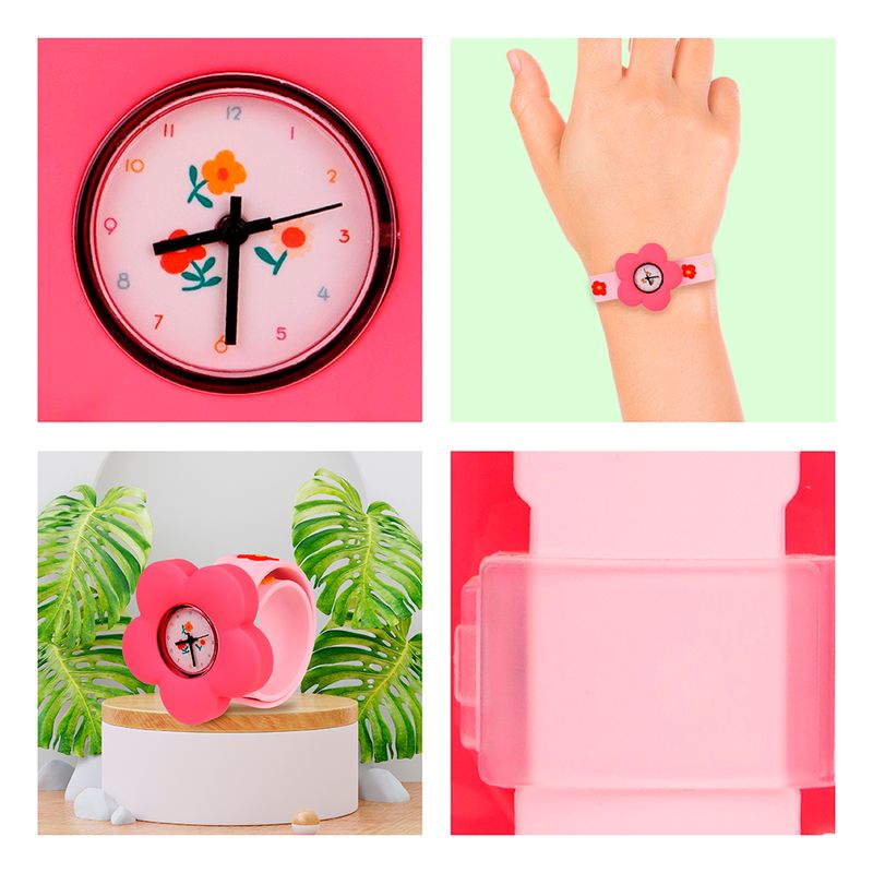 Reloj de niña analogo pink / rosado