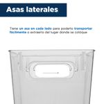 Organizador-De-Plastico-Cuadrado-Transparent-Series-Gris-Transparente-S-5-12679