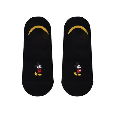 Medias Para Mujer, Con Estampado De Mickey Mouse 2Pzs, Medianas, Negro