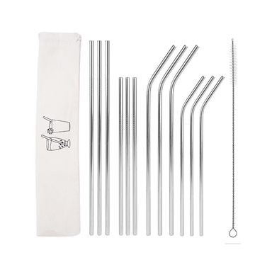 Set De Pitillos Portatiles Con Bolsa 12 Pzas