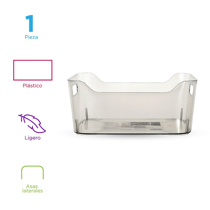 Organizador-de-Plastico-Transparent-Series-Gris-Transparente-M-2-13238