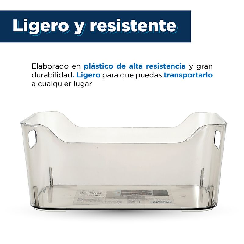 Organizador-de-Plastico-Transparent-Series-Gris-Transparente-M-3-13238