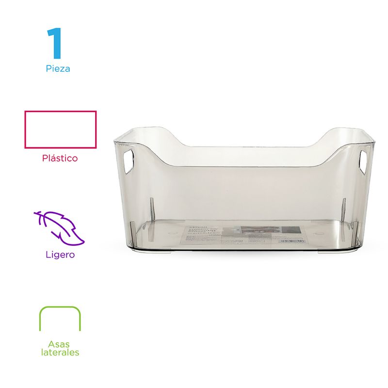 Organizador-de-Plastico-Transparent-Series-Gris-Transparente-S-2-13239