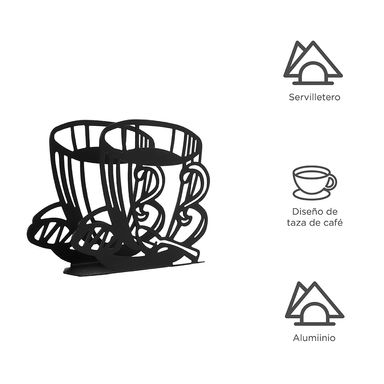 Servilletero En Forma de Taza de Cafe