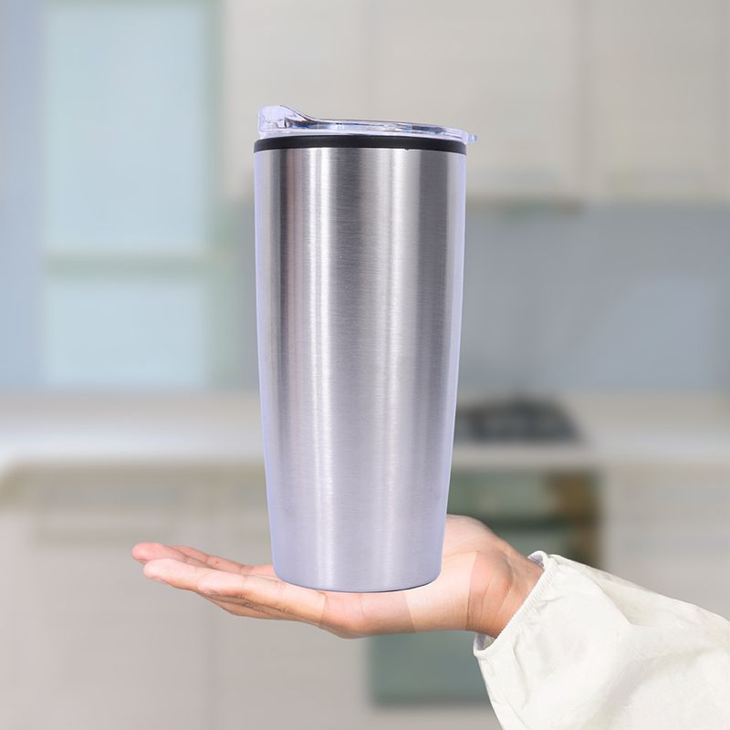 Vaso de Acero Inoxidable Metalico 500 Ml