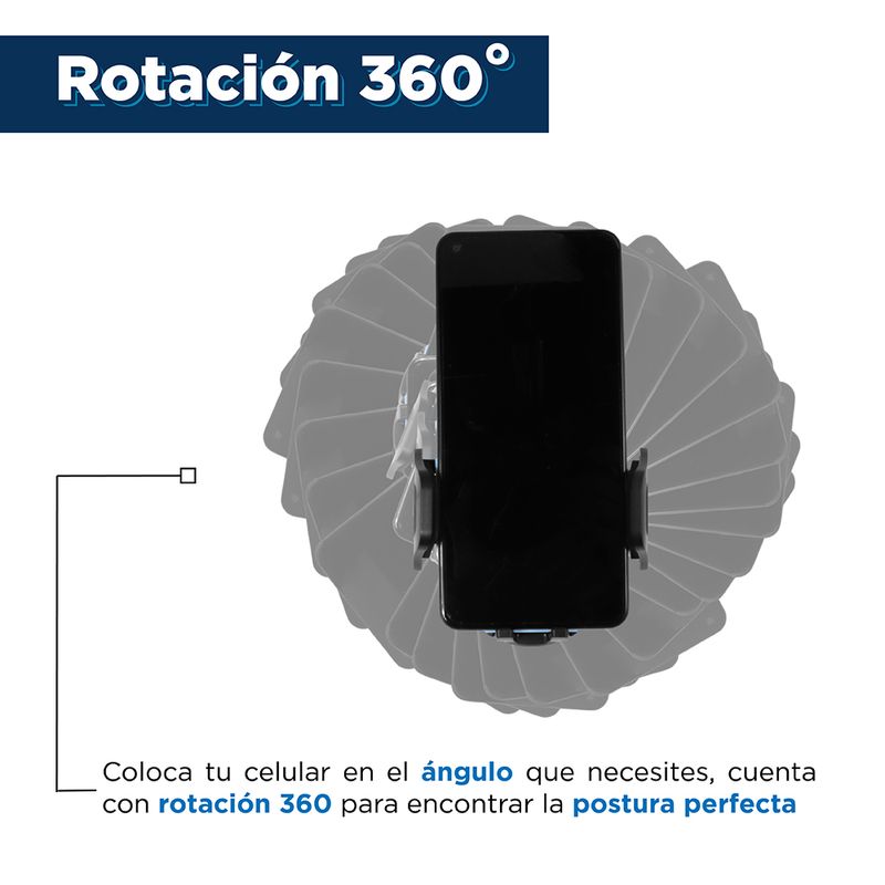 Soporte para Celular de Ventosa 360°