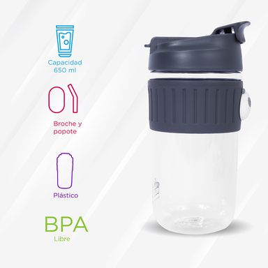 Vaso de Plastico con Pitillo y Tapa de Pico Panda Osos Escandalosos 650 Ml