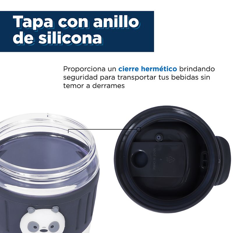 Vaso-de-Plastico-con-Pitillo-y-Tapa-de-Pico-Panda-Osos-Escandalosos-650-Ml-3-13307