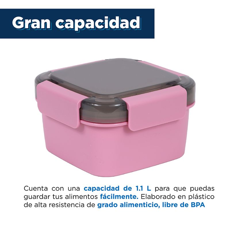 Contenedor-de-Doble-Capa-para-Ensalada-1-1-L-Rosa-3-13266