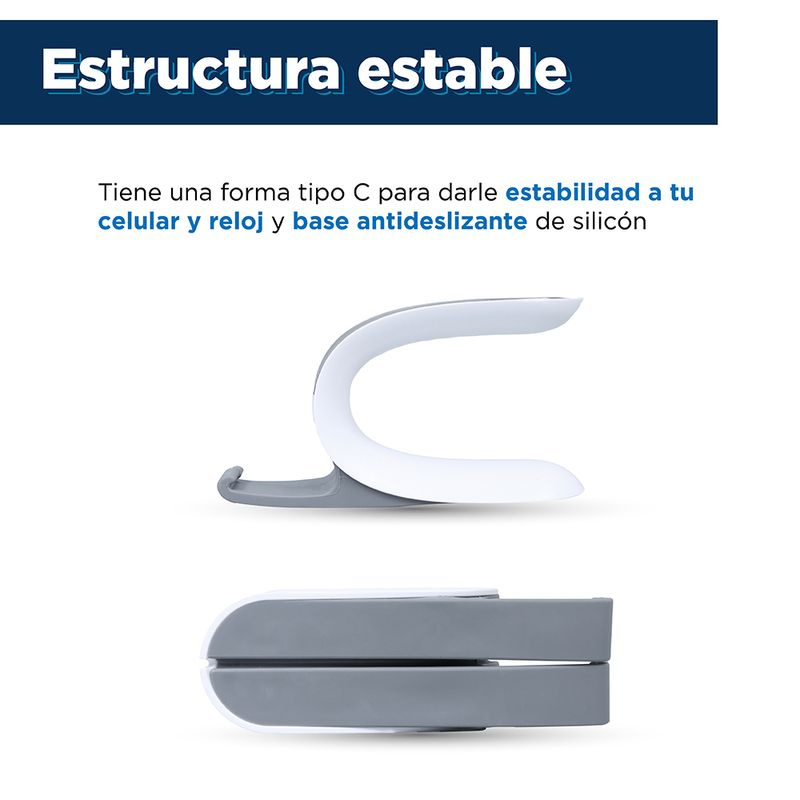 Soporte-de-Celular-en-Forma-de-C-para-Apple-Watch-2-En-1-Gris-3-13442