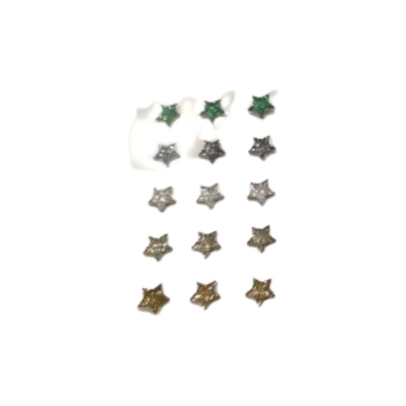 Pegatinas Estrellas Plateadas- (353silver)