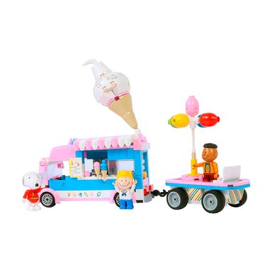 Bloques de Construccion de Circo de Snoopy A Camion de Helado 340 Pzas
