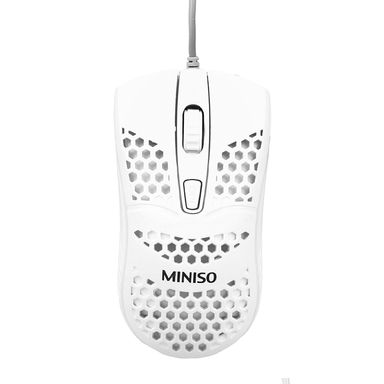 Mouse con Luces Honeycomb Hollow Design Modelo X88 Blanco